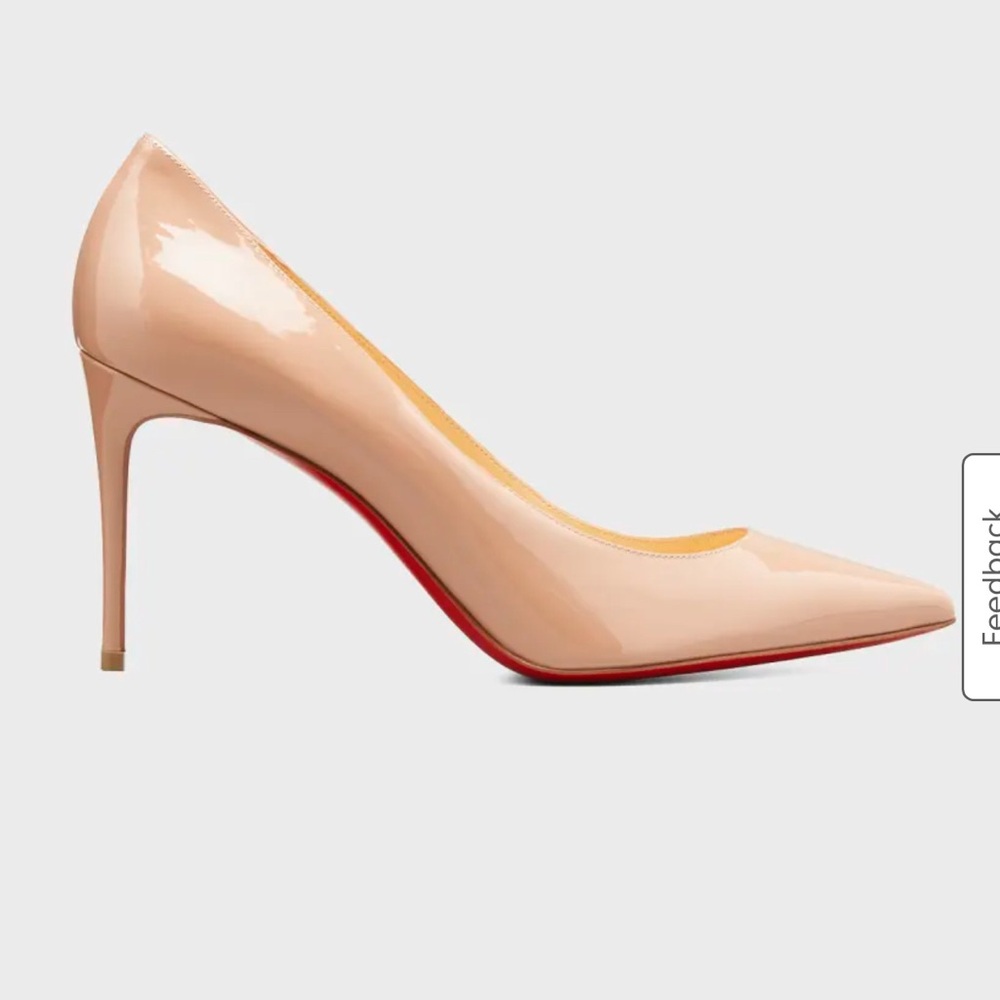 Christian Louboutin Blush Patent Leather Heels - Picture 8 of 9